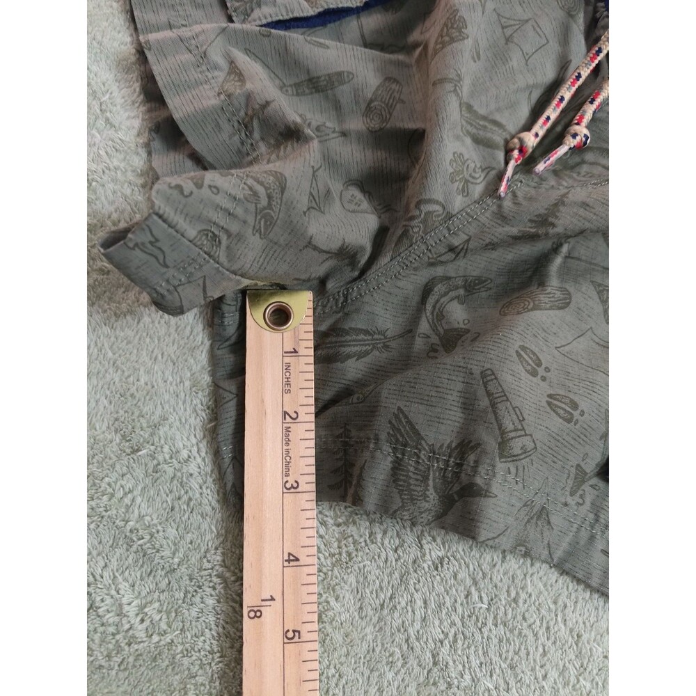 Columbia Company Womens Shorts Size M Green High Rise Cargo Pockets Drawstring - Picture 6 of 10